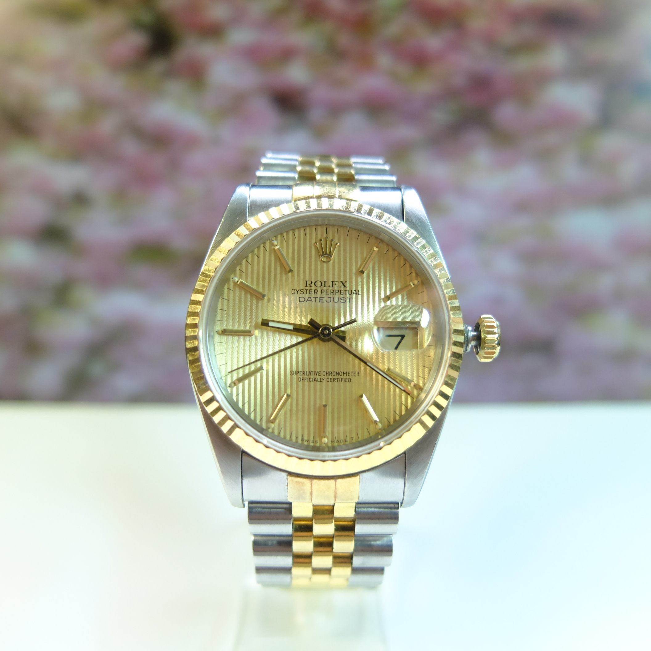 rolex oyster perpetual datejust superlative chronometer officially certified 16233