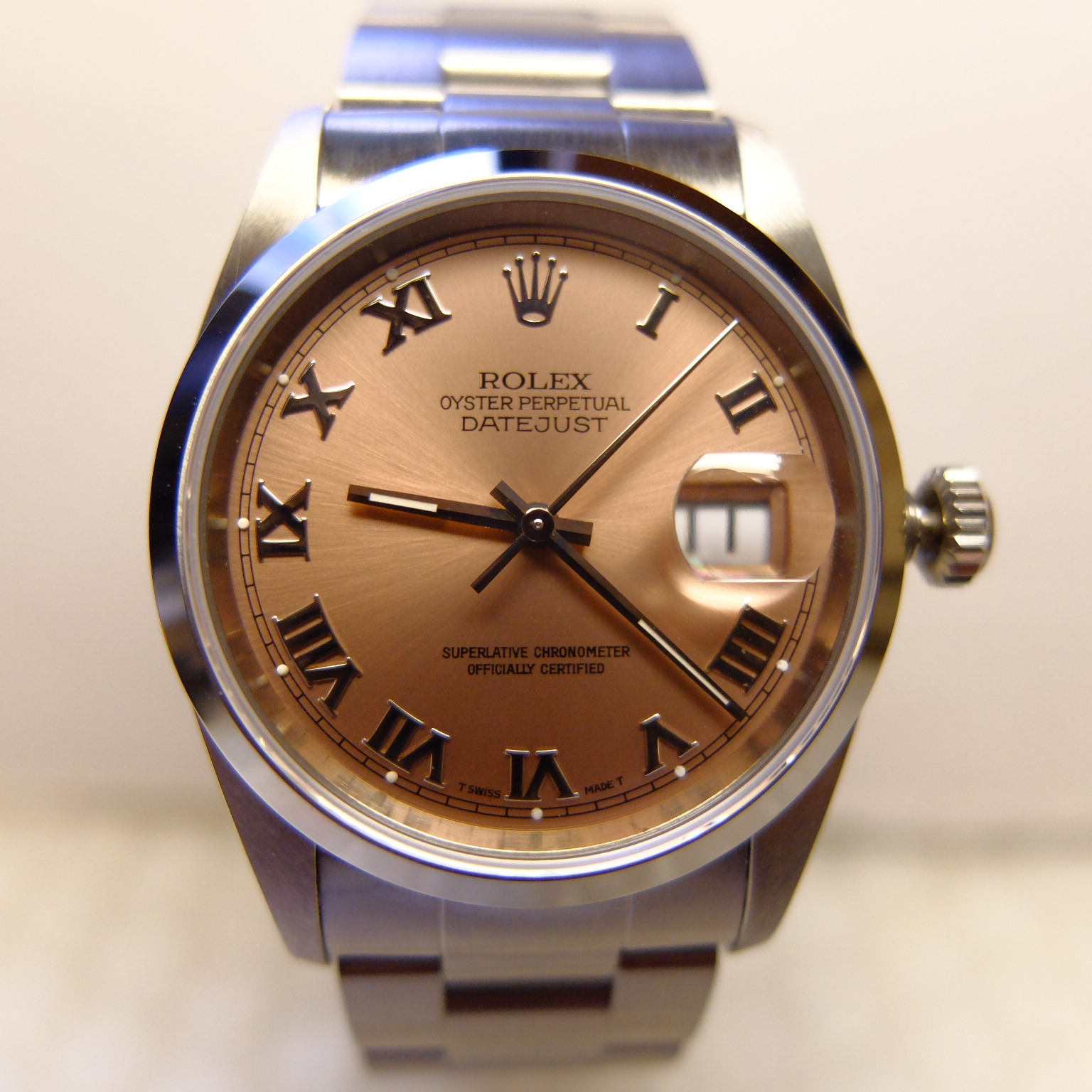 ROLEX oyster perpetual datejust 16200 